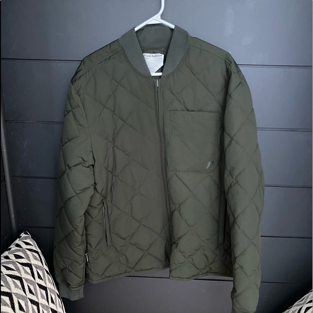 Frank & oak reversible bomber jacket